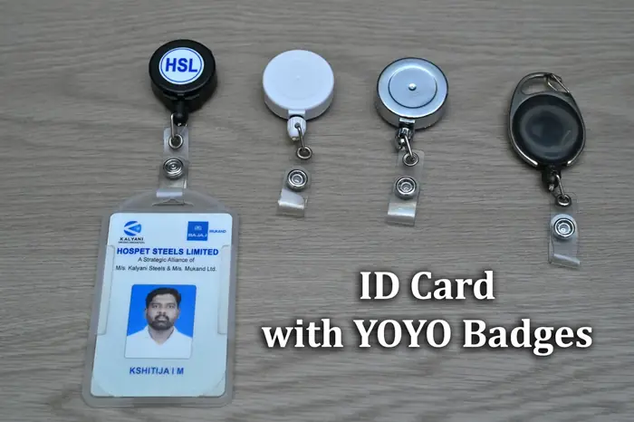 Retractable YOYO badge holder
